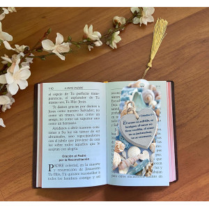 3D bookmark (Blue heart)