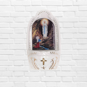 Holy water font- Lady of Lourdes