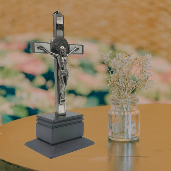 Saint Benedict Cross - Silver