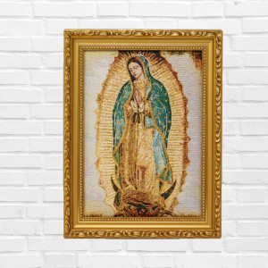 Cloth Frame -  Our Lady of Guadalupe