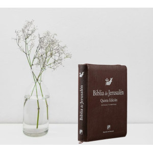 Biblia de Jerusalén Manual forro cremallera