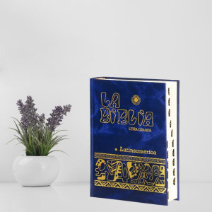 Biblia latinoamericana letra grande con índex