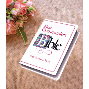 First Communion Bible - Blue/ Pink