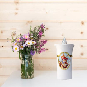 battery votive candles - St Michael