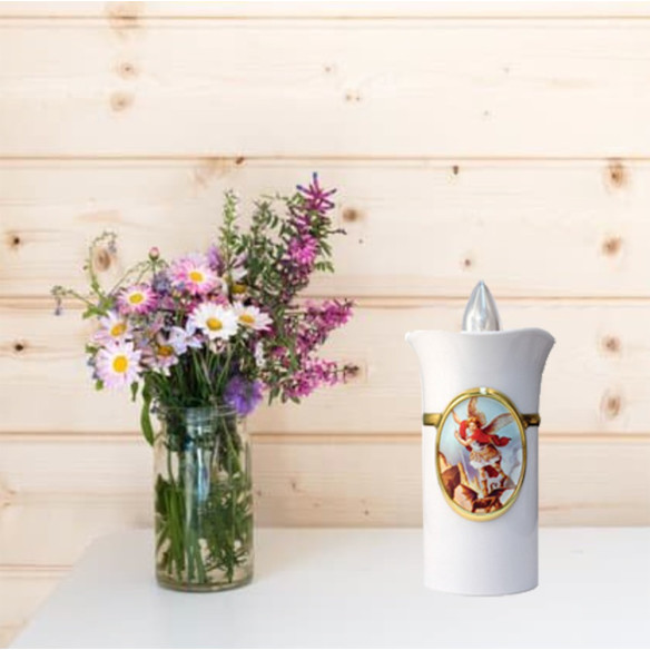 battery votive candles - St Michael