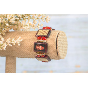 precious blood bracelet with prayer