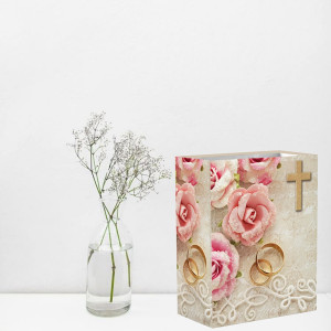 Wedding/Anniversary Gift Bag with tissue paper.
