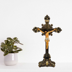 Crucifijo Pedestal 16"