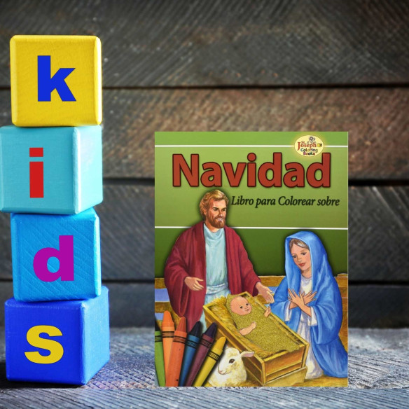 Libro para colorear sobre Navidad