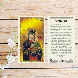 Estampa Plastificada - Perpetuo Socorro