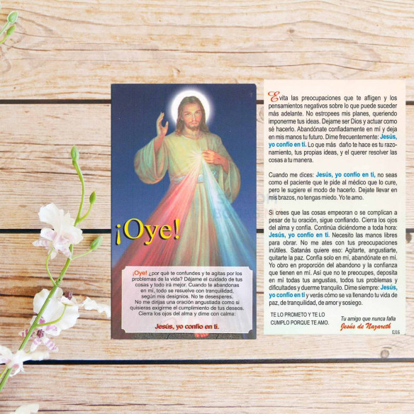 Estampa - Divina Misericordia "OYE!"