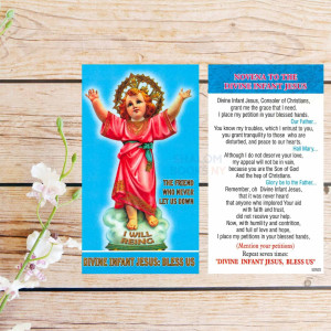 Holy Card - Divine Infant Jesus
