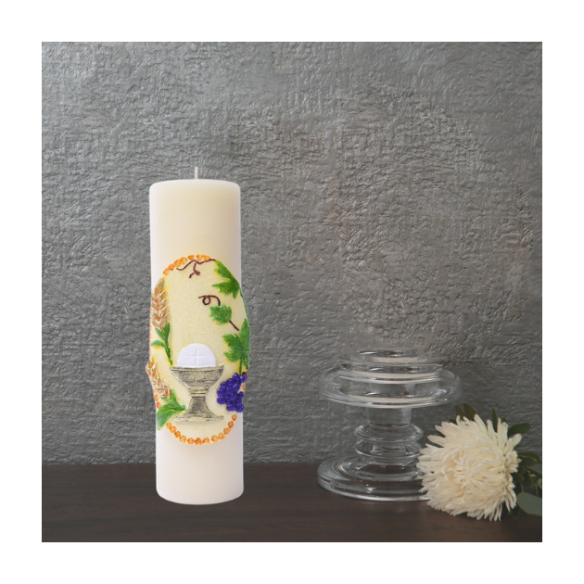 Large Paschal Candle - Eucharistic Oval