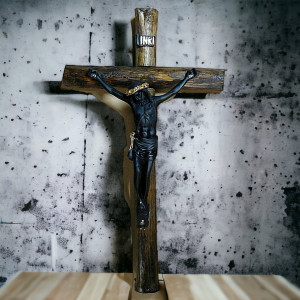Jesucristo En La Cruz, Baúl De Madera