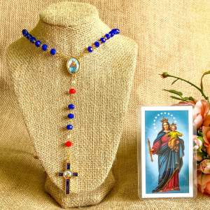 Rosary with the image of Mary, Help of Christians