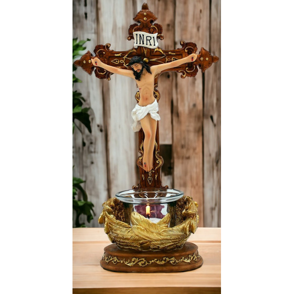 Pedestal cross 10"
