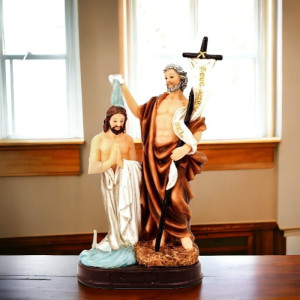 St. Juan Bautista and  Jesus 9"