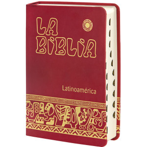 Biblia Latinoamérica [letra grande] - símil piel