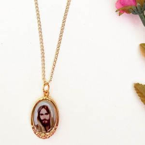 Medalla Rosa -  Rostro de Jesús "Emaús"